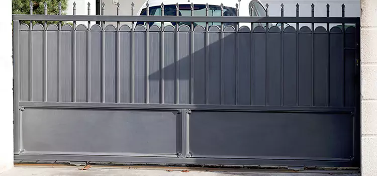 Metal Driveway Gate Installation Papillion